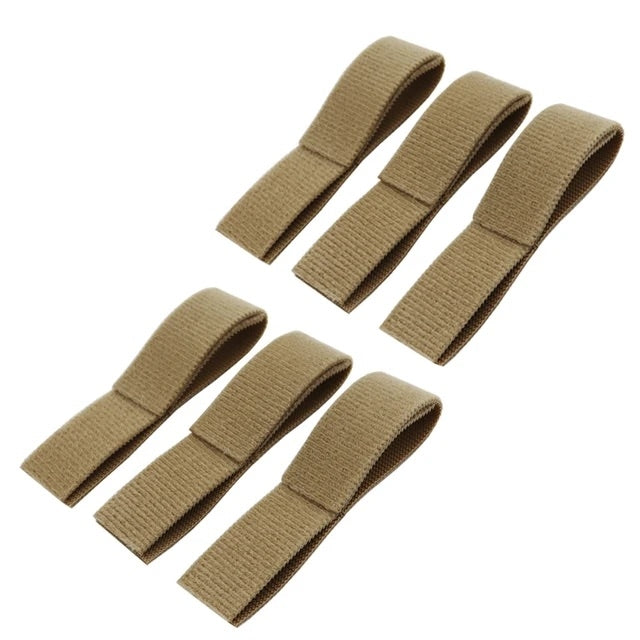 WST Cable Organizer, 6 pcs - Coyote Home > All products > Airsoft equipment and guns cases > Equipment components and accessories Wosport