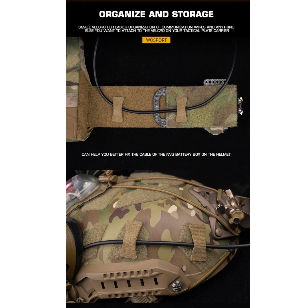 WST Cable Organizer, 8 pcs - Coyote Home > All products > Airsoft equipment and guns cases > Equipment components and accessories Wosport