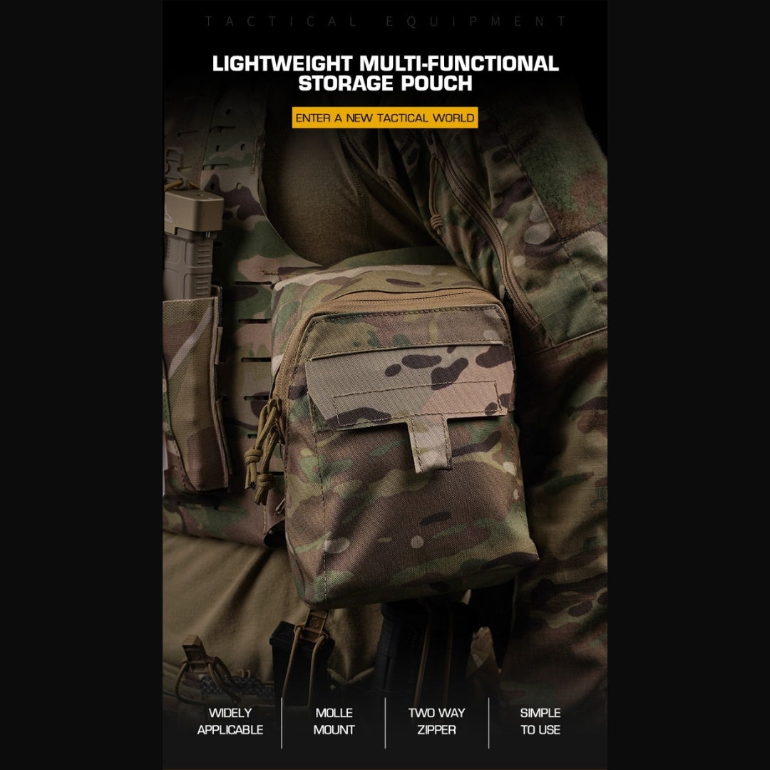 WST Multifunctional Molle Pouch GP with Zipper - MC Home > All products > Airsoft equipment and guns cases > Pouches, pockets, discarders > Multipurpose Wosport