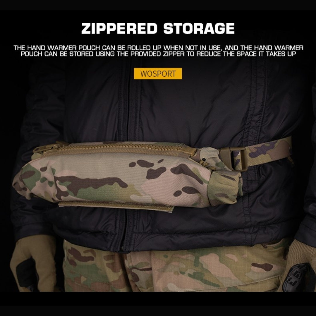 WST Multifunctional Hand Warmer with Pocket (Fanny Pack) - MC Home > All products > Airsoft equipment and guns cases > Pouches, pockets, discarders > Abdominal pouches and kidneys Wosport