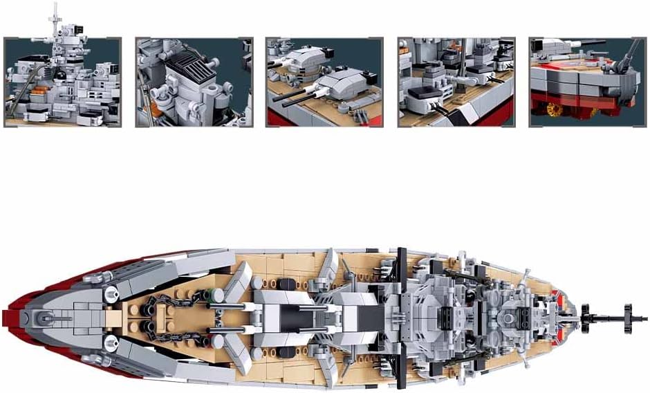 WWII Bismark German Battleship - B1102