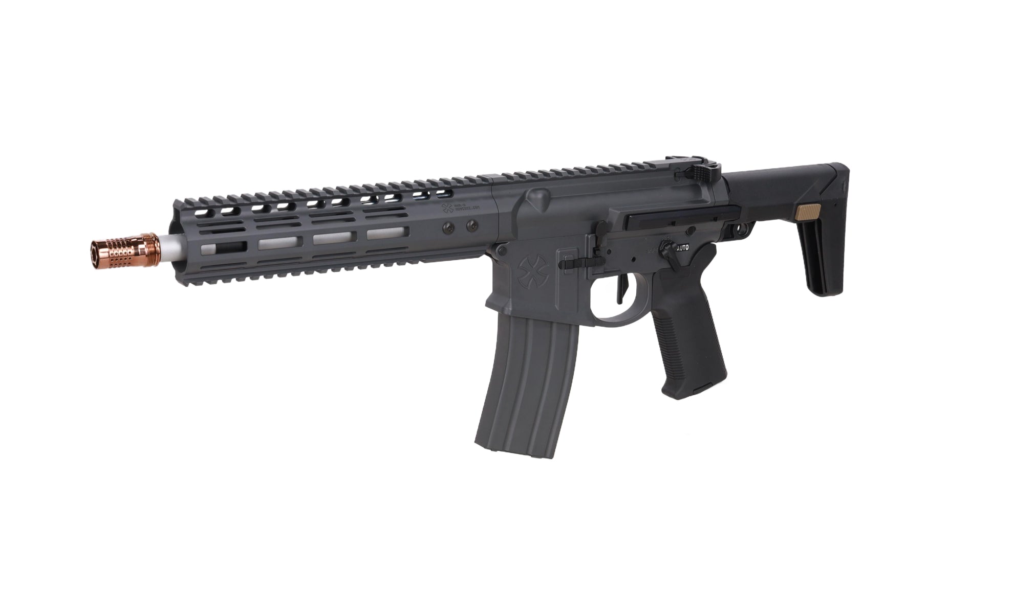airsoft GBBR Noveske Ghetto Blaster NHR-9 10.5" MWS Gen.2 carbine Grey-8