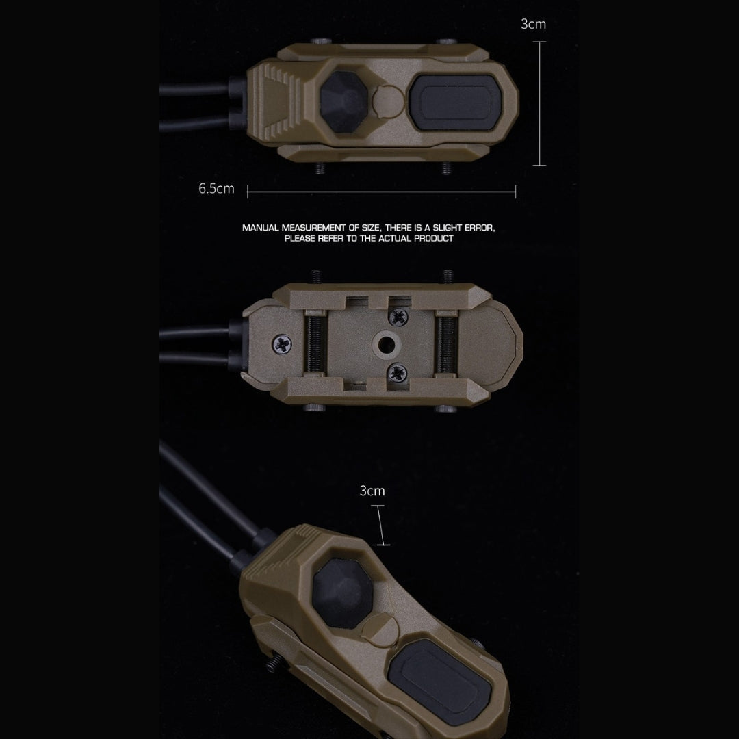 WST Dual Switch - AXON, CRANE PLUG and SF Connectors - Black Switch Wosport