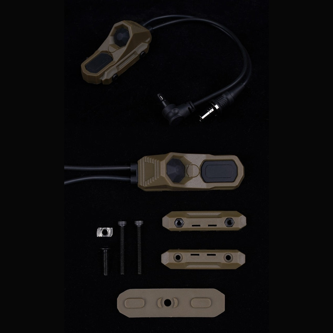 WST Dual Switch - AXON, CRANE PLUG and SF Connectors - Tan Switch Wosport