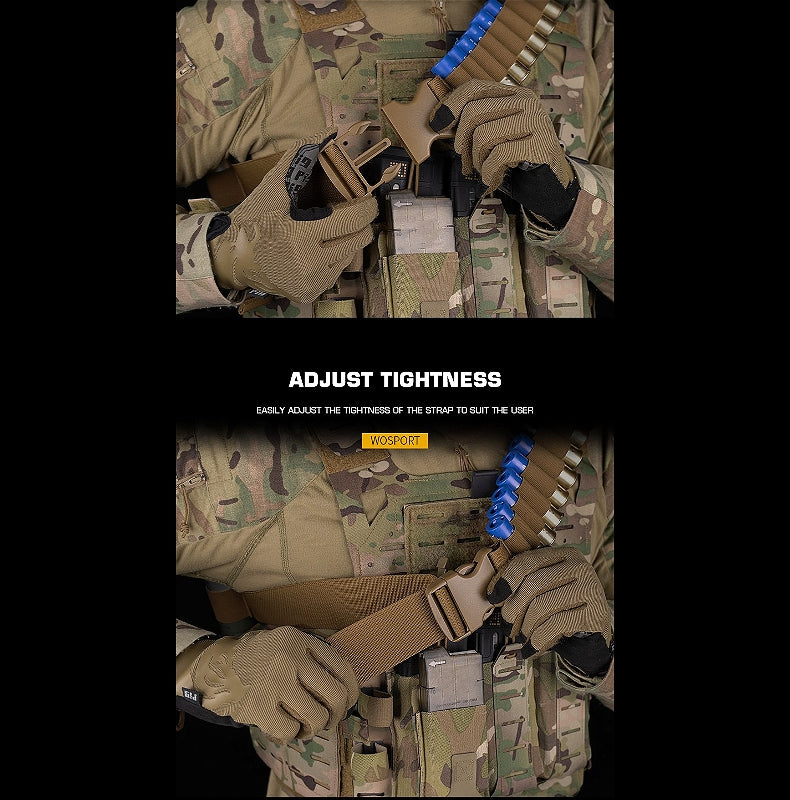 WST Bandolier Belt for 16 pcs 40mm Grenade Shell - Coyote Tasche Wosport