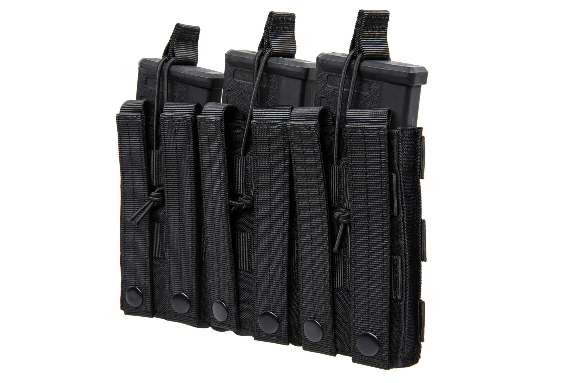 Triple open type pouch M4 magazines Black