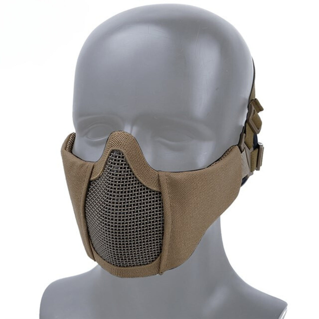WST MINI Steel Mesh Mask, Children / Ladies - Tan Home > All products > Airsoft equipment and guns cases > Goggles and masks on airsoft > Masks on airsoft Wosport