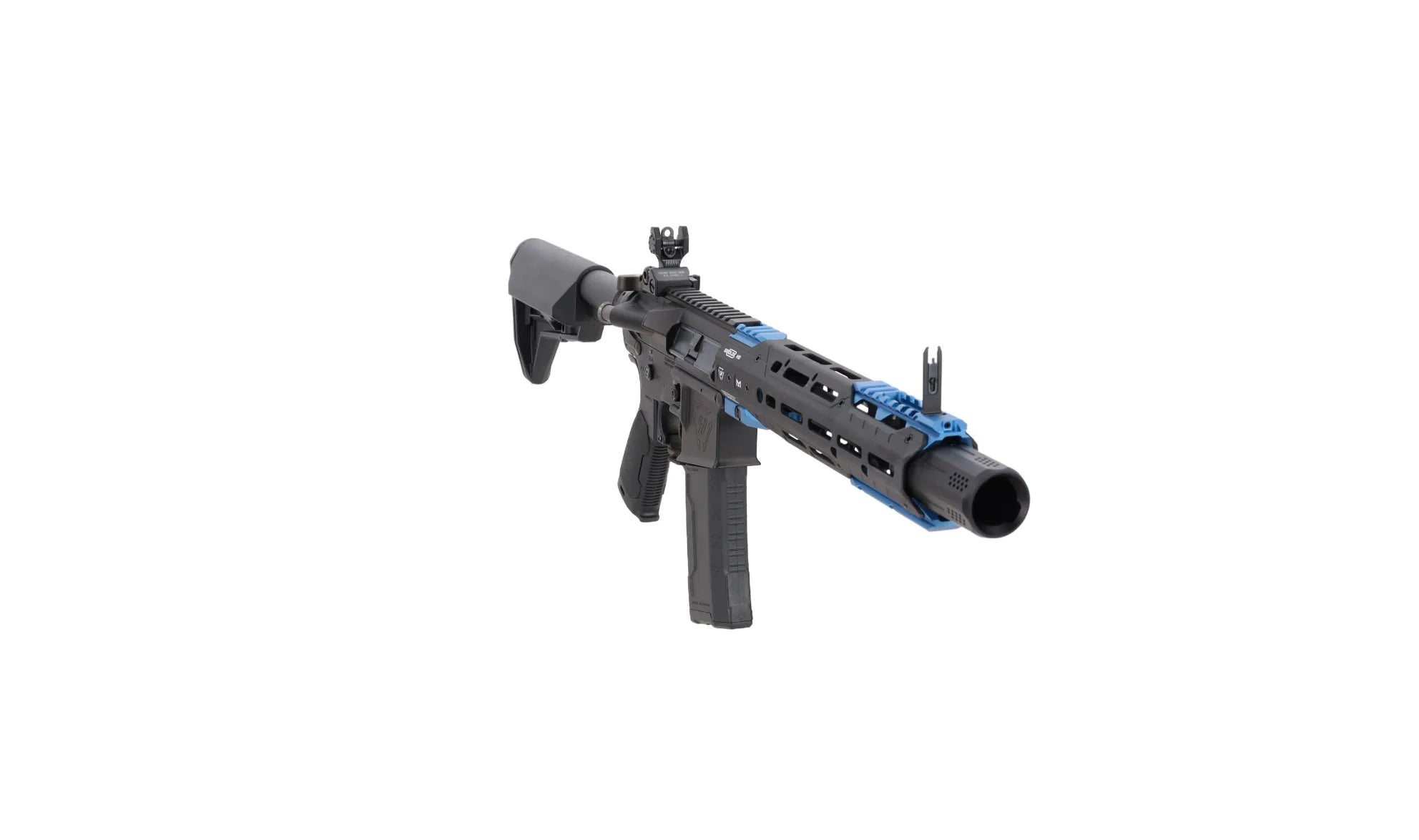 King Arms x Strike Industries Sentinel GRIDLOK® 11" Aster SE ETU Black/Blue airsoft Carbine-5