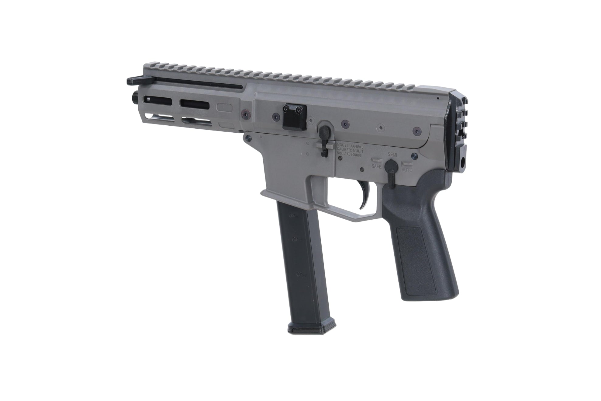 Lambda Defence x Angstadt Arms airsoft machine gun MDP-9 Grey-9
