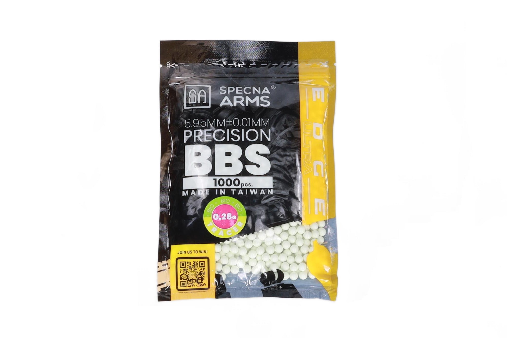 0.28g EDGE ULTRA BIO Tracers 1000 pieces Green