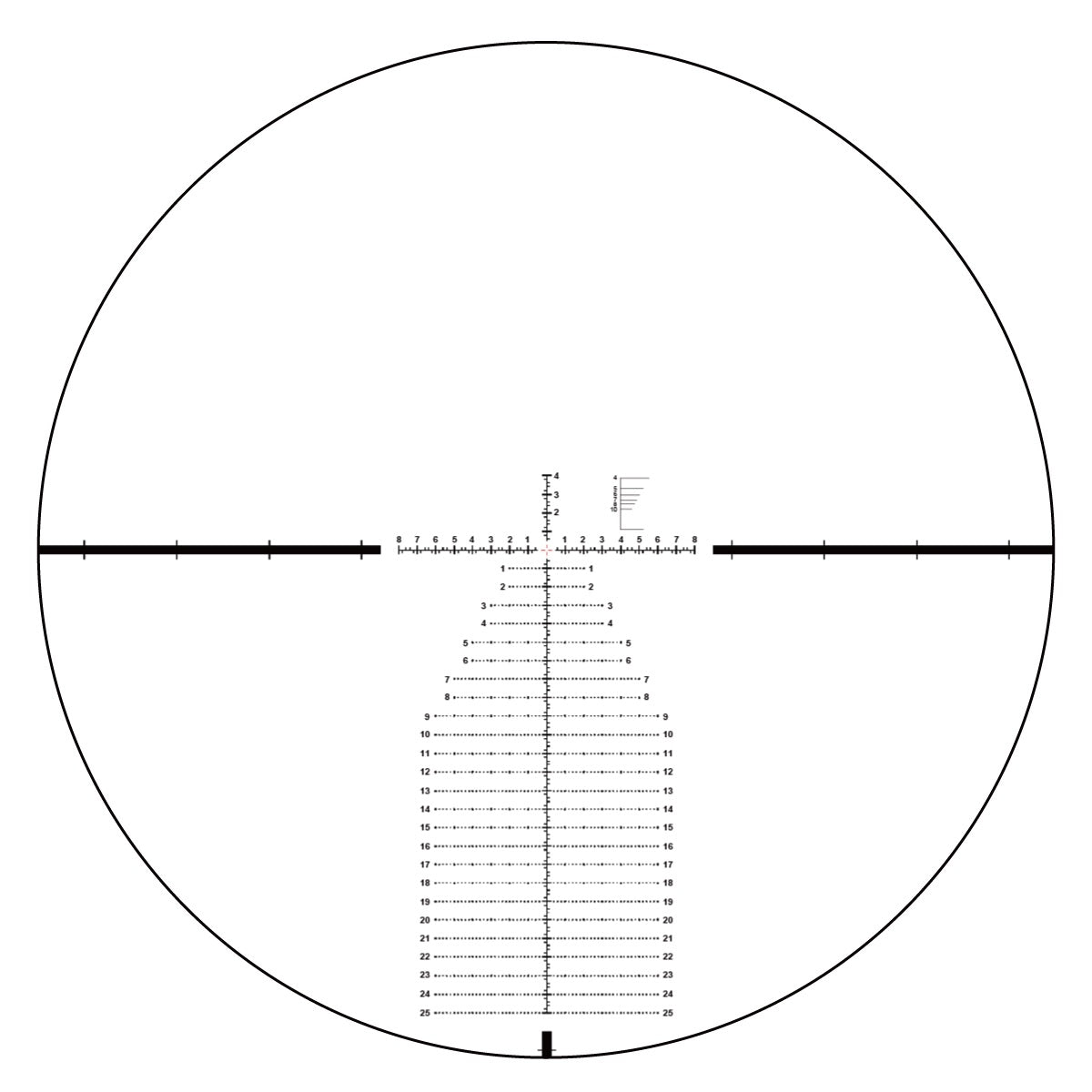 Riflescope CONTINENTAL X6 3-18x50 FFP VEC-MBR - Black