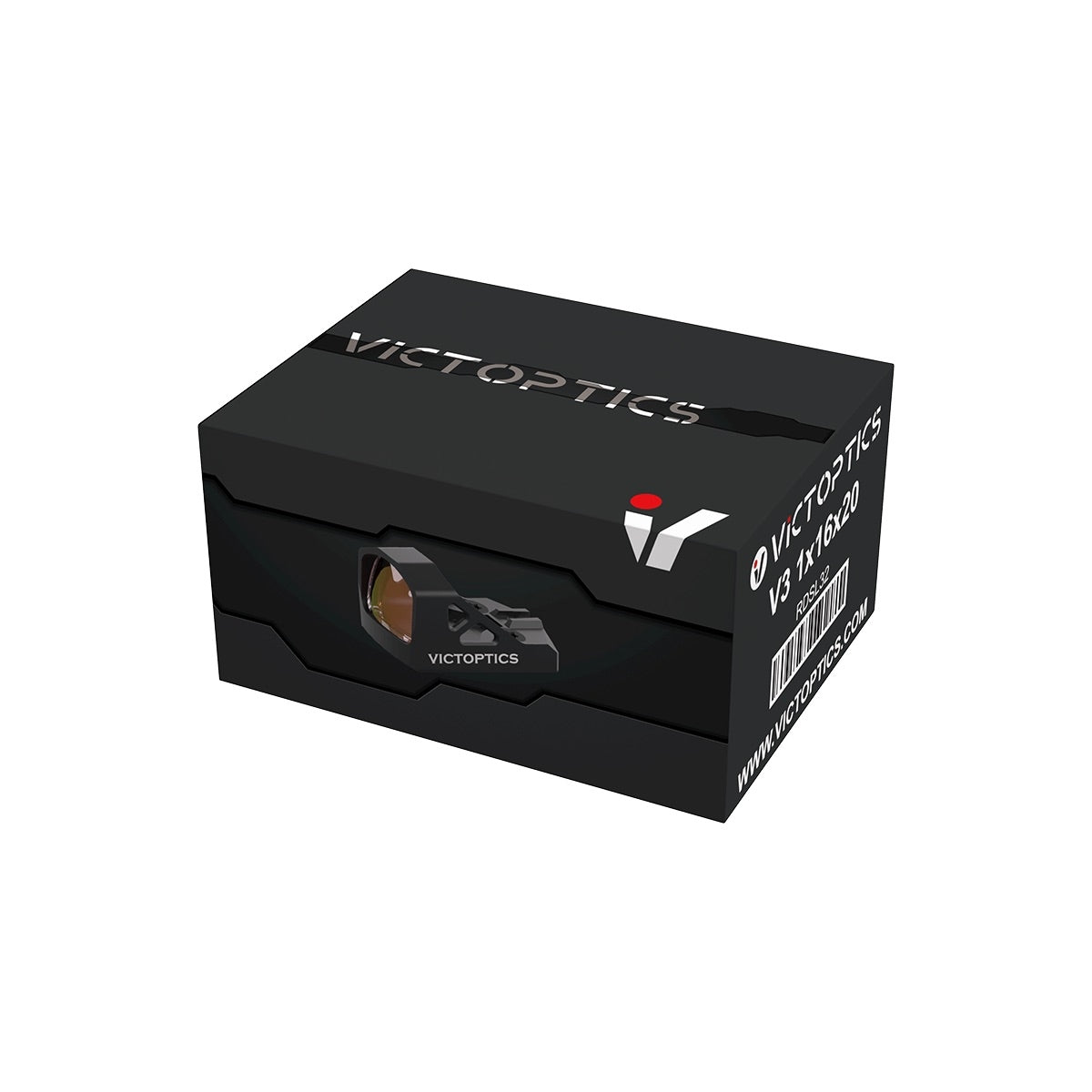 VictOptics V3 1x16x20 MAG(TM) Red Dot Sight - Black