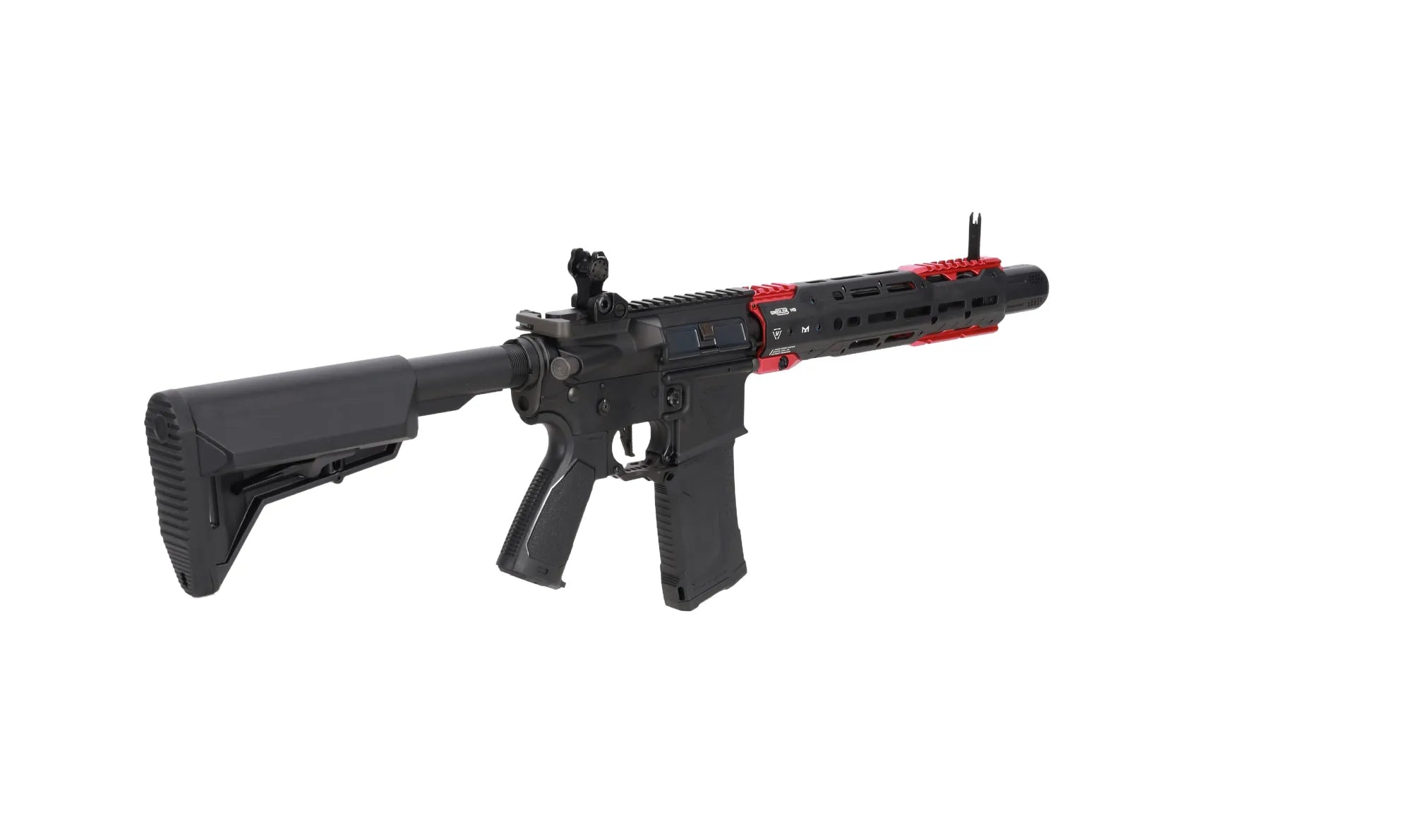 King Arms x Strike Industries Sentinel GRIDLOK® 11" Aster SE ETU Black and Red airsoft Carbine-5