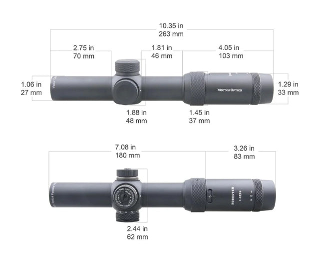 LPRiflescope FORESTER 1-5x24 SFP Gen1