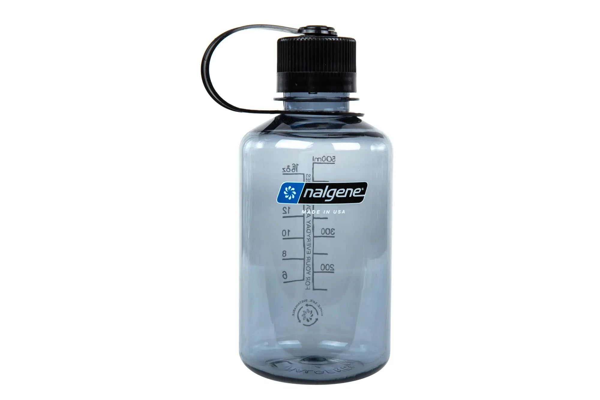 Nalgene Sustain Narrow Mouth 500ml/16oz Grey Travel Bottle
