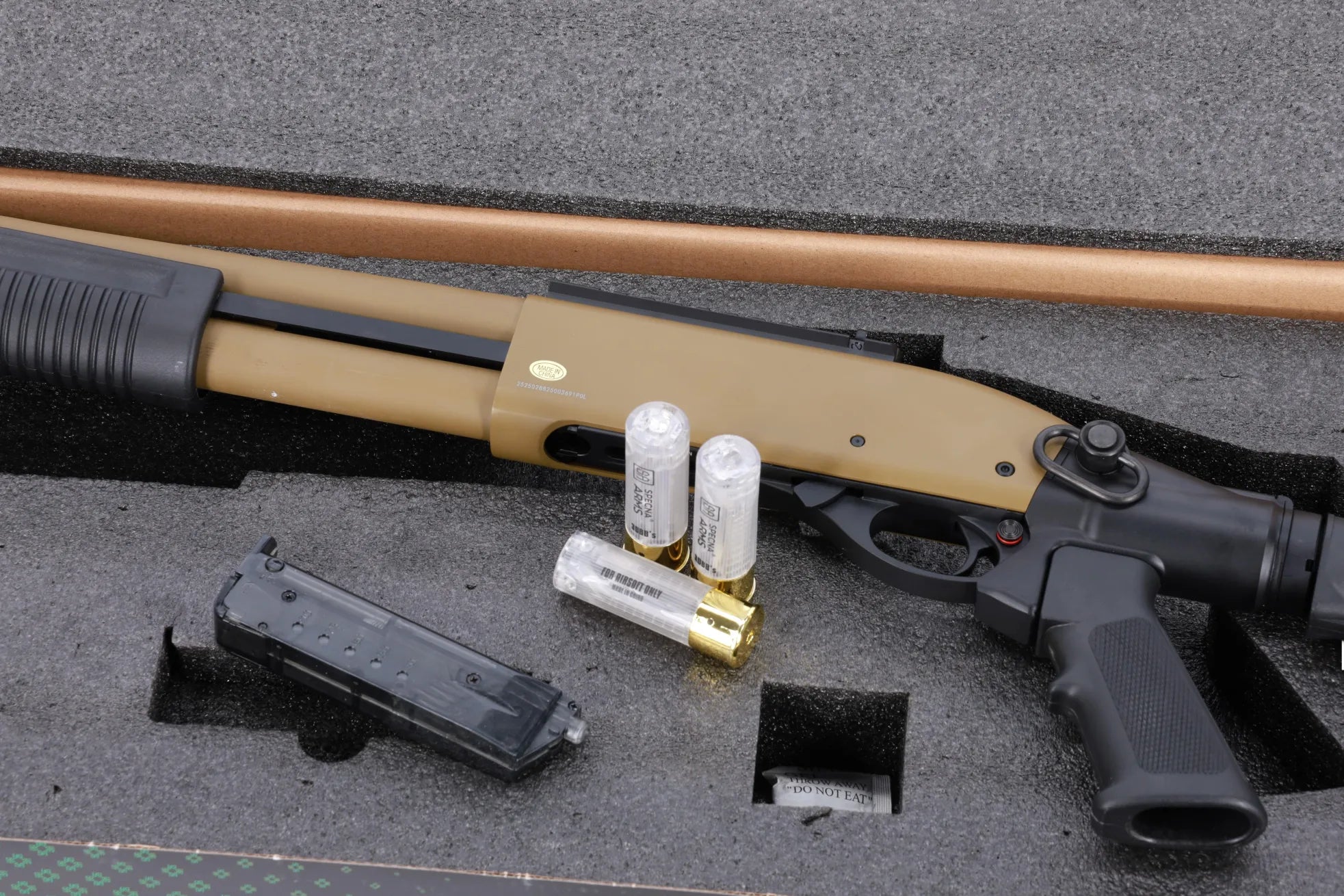 Specna Arms SA-VGS6 VAPOR™ Half-Tan airsoft Shotgun-5