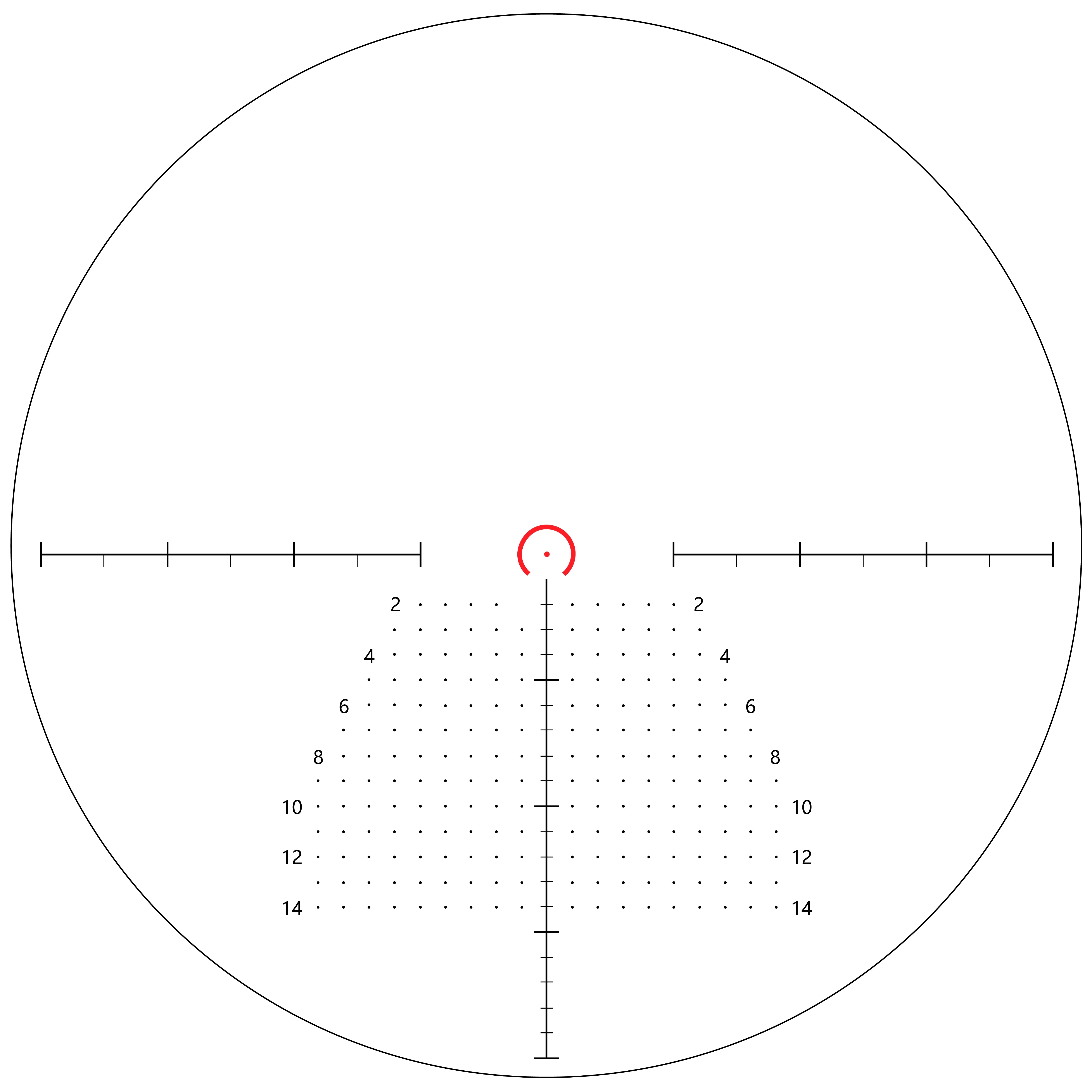VictOptics LPVO Riflescope S10 1-10x24 - Black