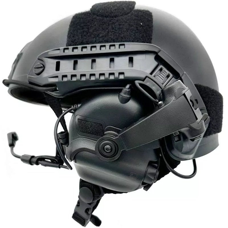 EARMOR M32X MOD4 Tactical Headset, M16C Mount for FAST / ARC - Black