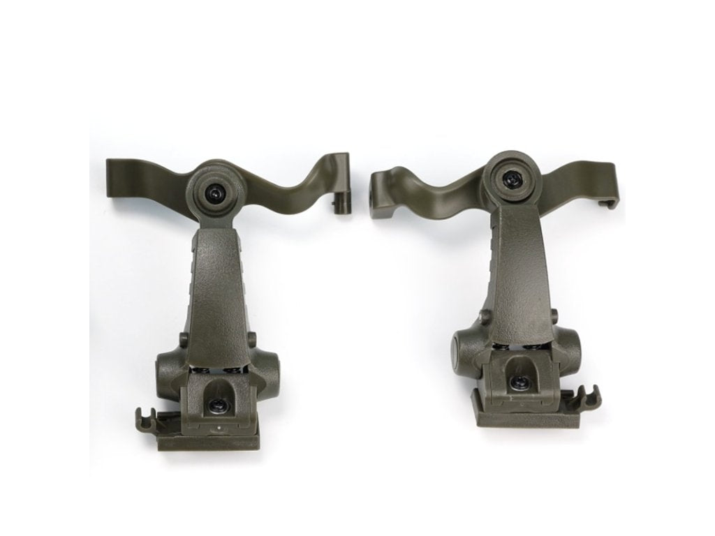 EARMOR M16A Helmet Adapters for M32 PLUS Headset, ARC Mount - Coyote Brown