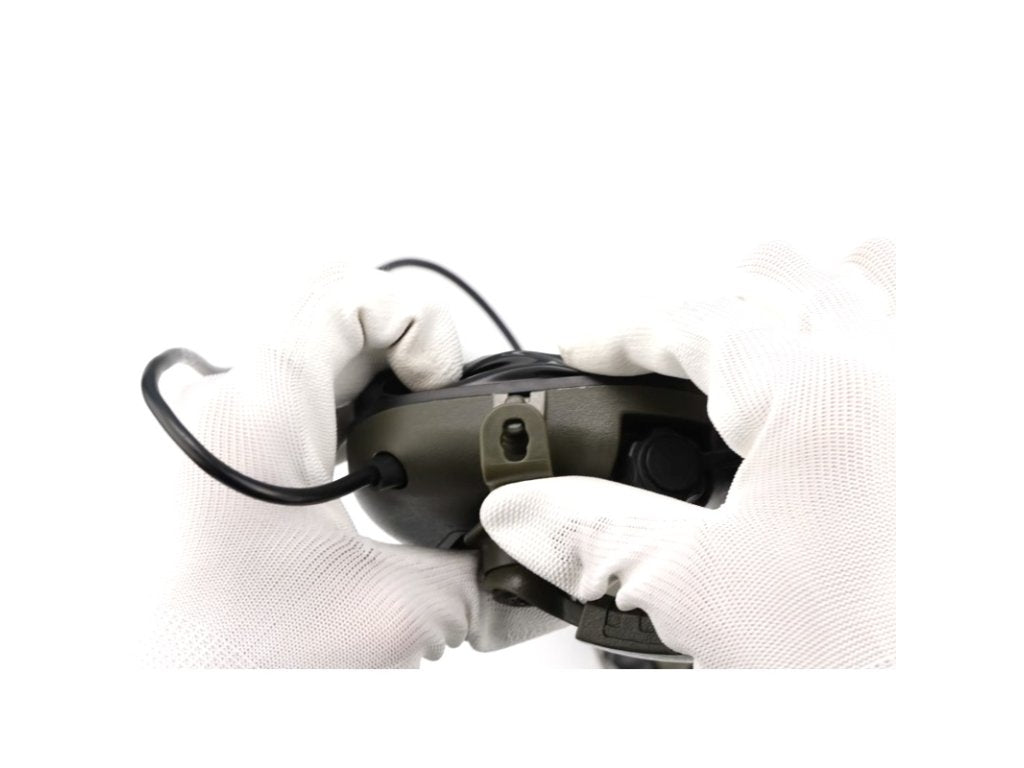 EARMOR M16A Helmet Adapters for M32 PLUS Headset, ARC Mount - Black