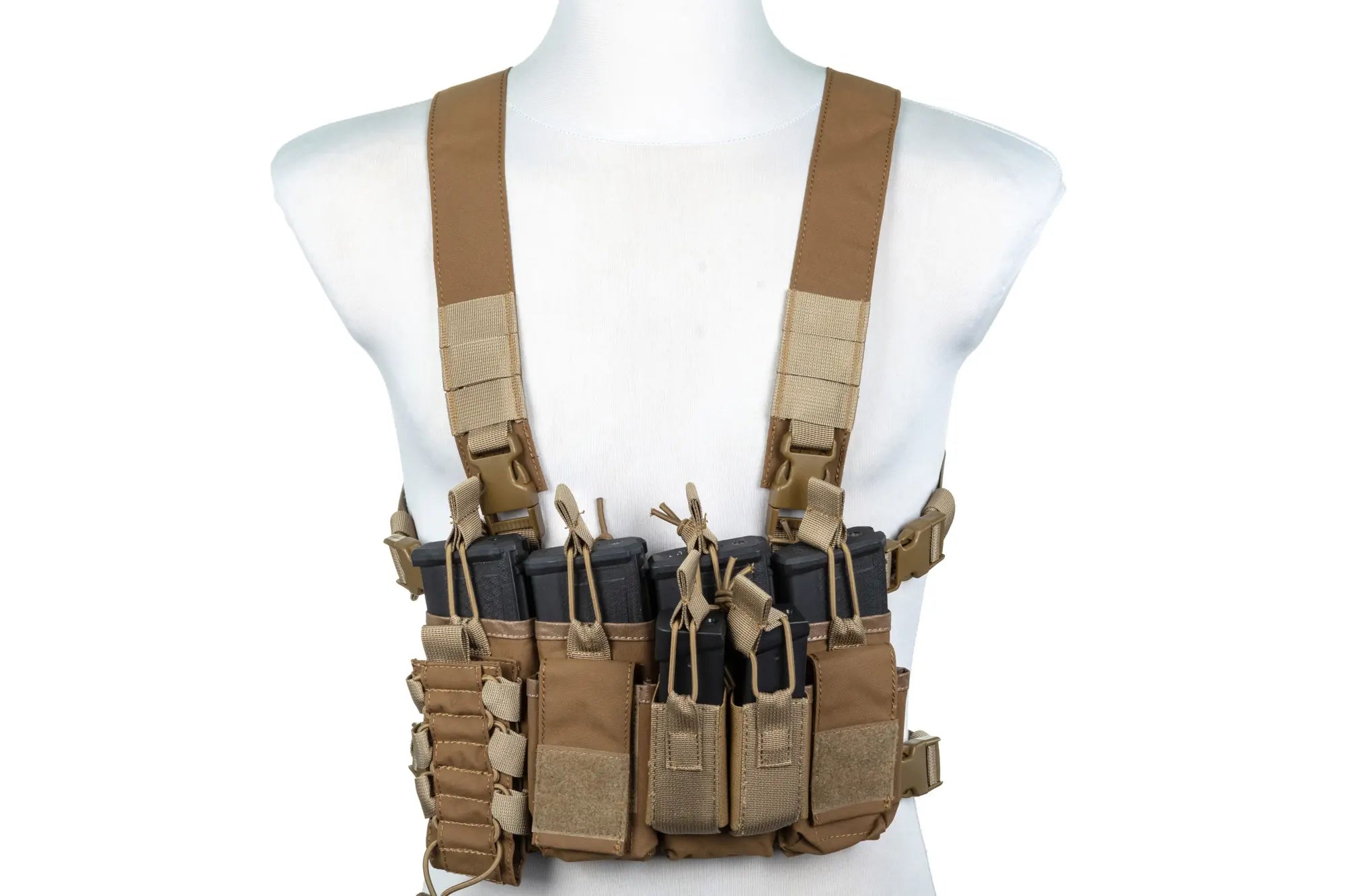 Tactical Adaptive Chest Rig Vest - Tan