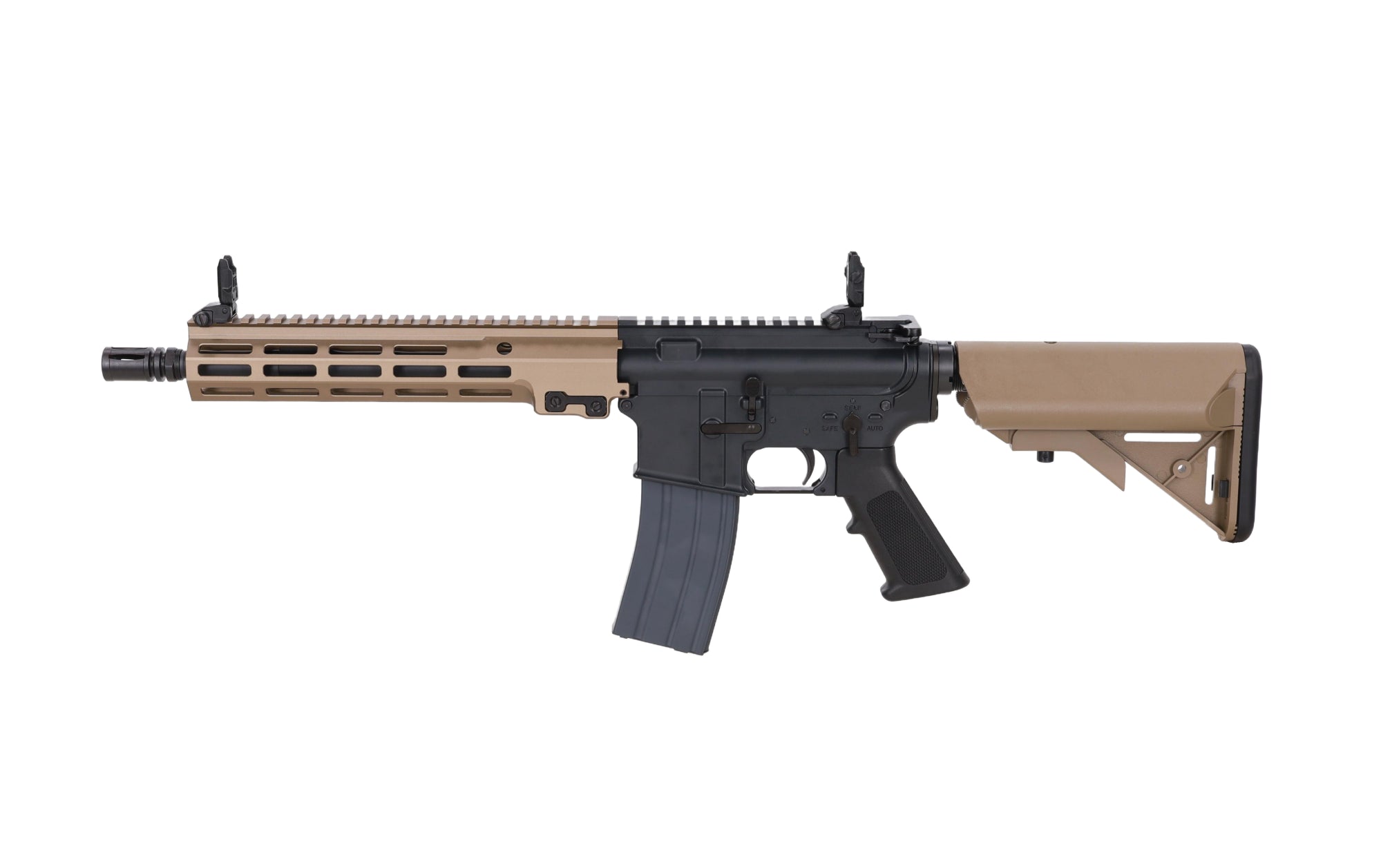 Cyma M4/AR15 MK16 CGS GBBR Assault Rifle 11.5" - Half-Tan-6