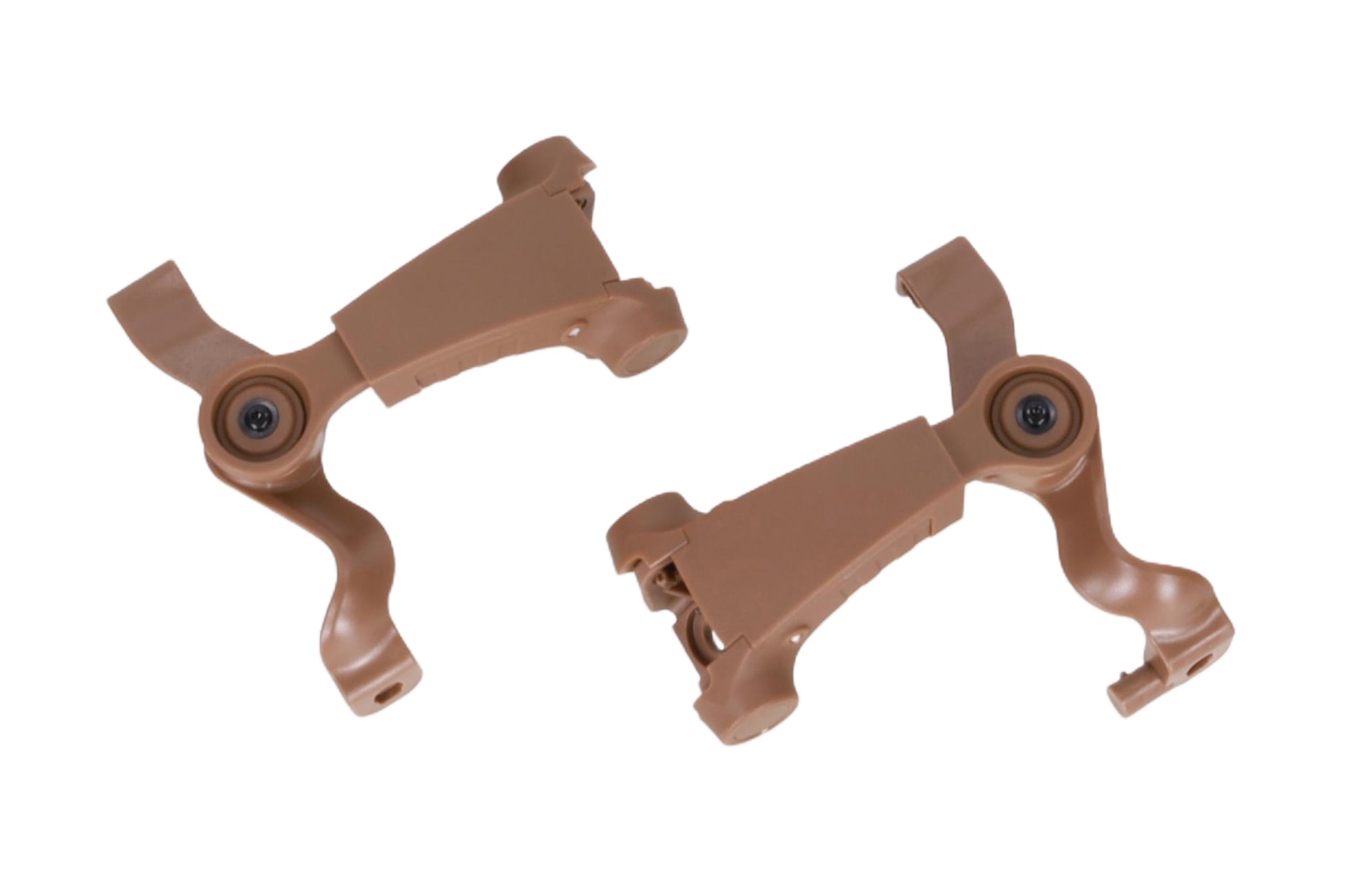 Earmor M16A-TW Rail Adapters for M31/M32+ Headphones - Coyote Brown-4