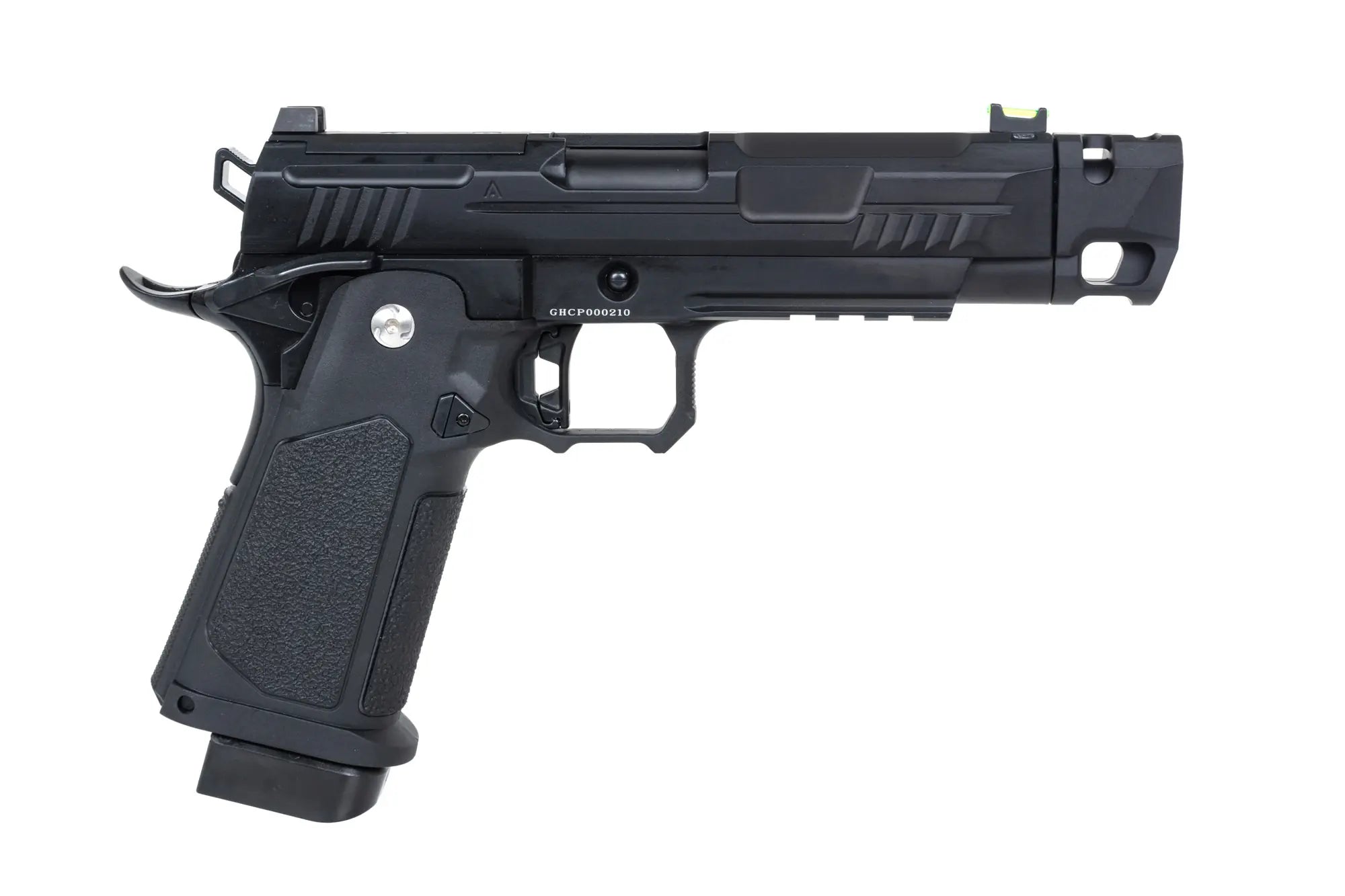 Arcturus Vanguard 4.3" Hi-Capa GBB Optics Ready airsoft pistol with compensator Black-5