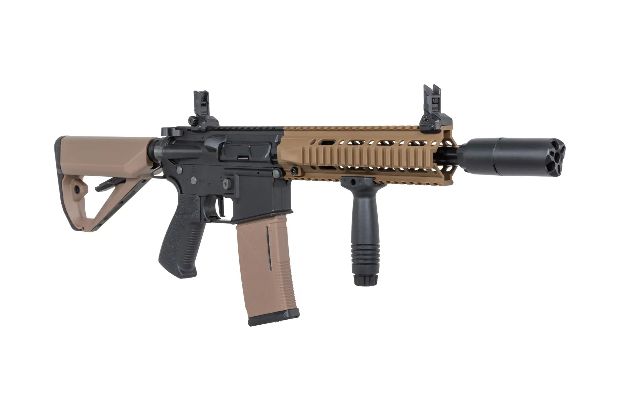 Airsoft Rifle LWT MK-II CQB 10" AEG SPORT SE Starter Pack Half-Tan