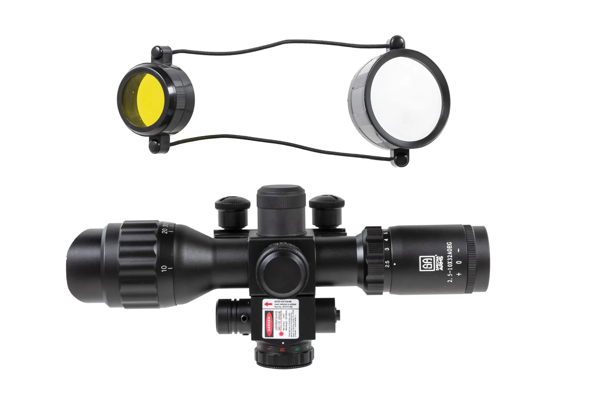 Specna Arms CORE™ 2.5-10X32AOEG riflescope with LAM module Black-2