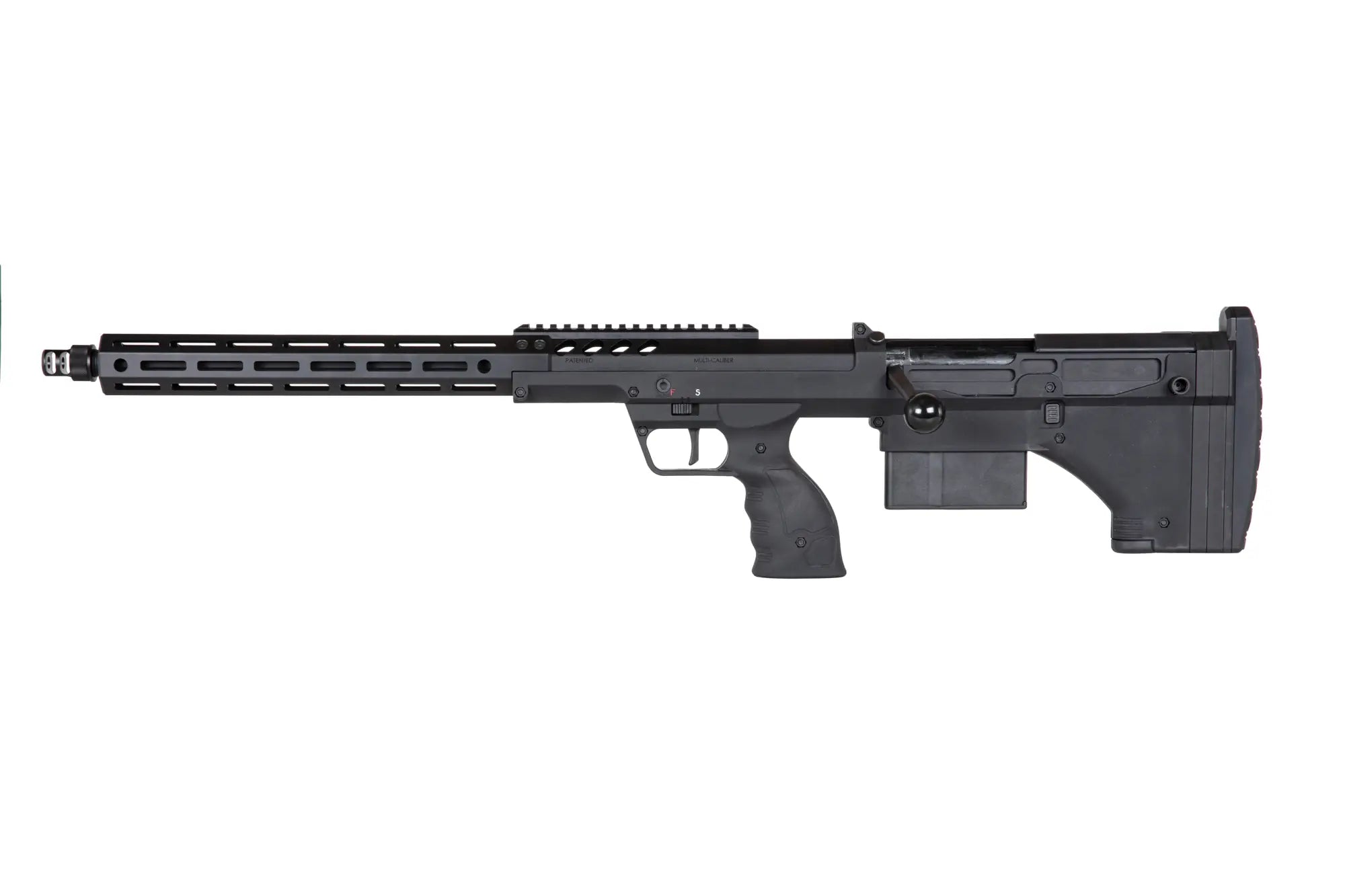 Desert Tech SRS-A2/pim/M2 22" sniper airsoft rifle (left-handed) Black-3