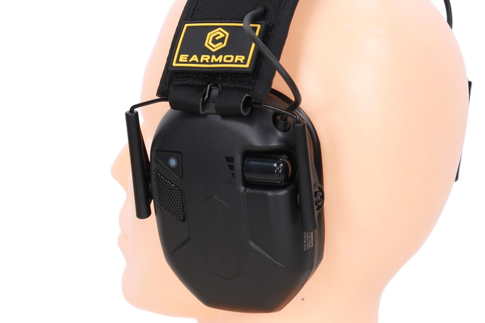Earmor M300T Active Ear Protectors - Black-3