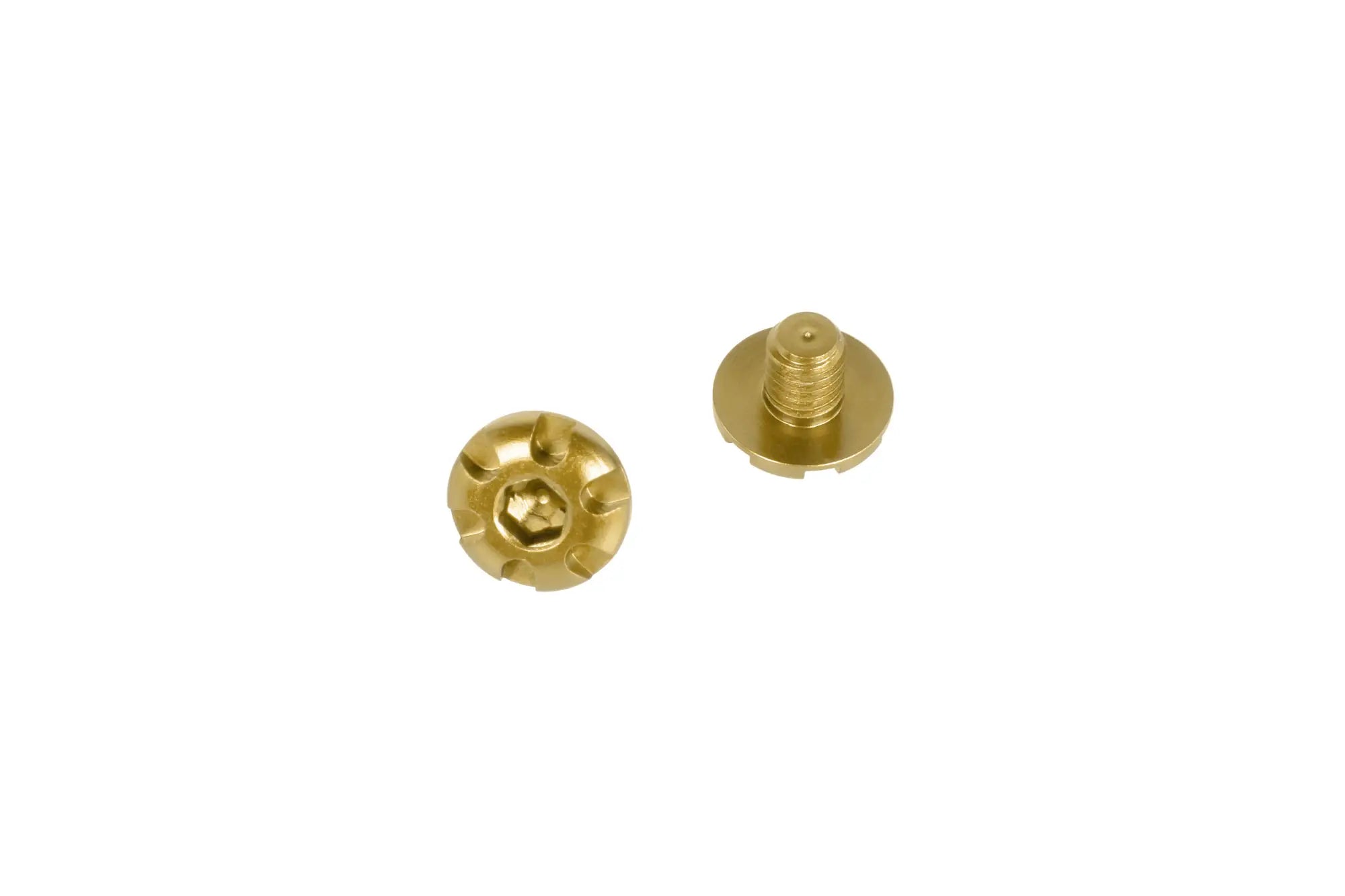 LA Capa Customs V2 S1 7075 aluminium grip screws for TM Hi-Capa replicas Gold