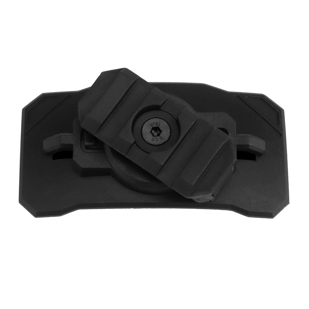 Universal flashlight mount for helmet Black
