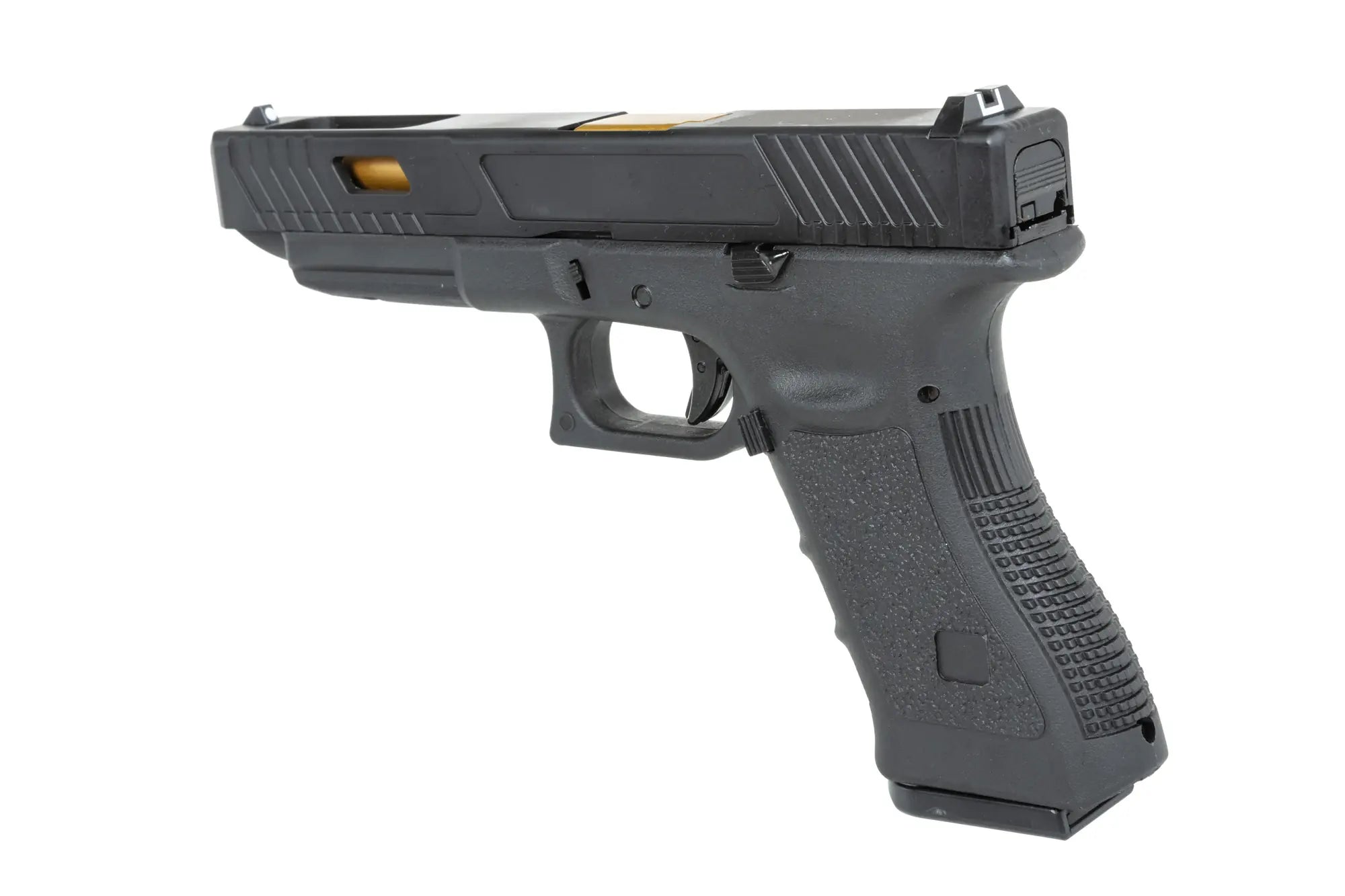 E&C EC-1202 airsoft pistol Black and gold-2