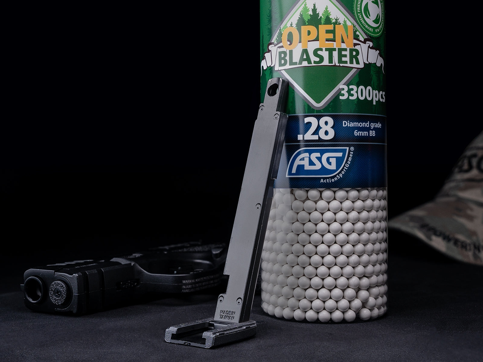 ASG Magazine for Springfield Armory HellCat Pro CO2 GBB, 16 BBs - Black