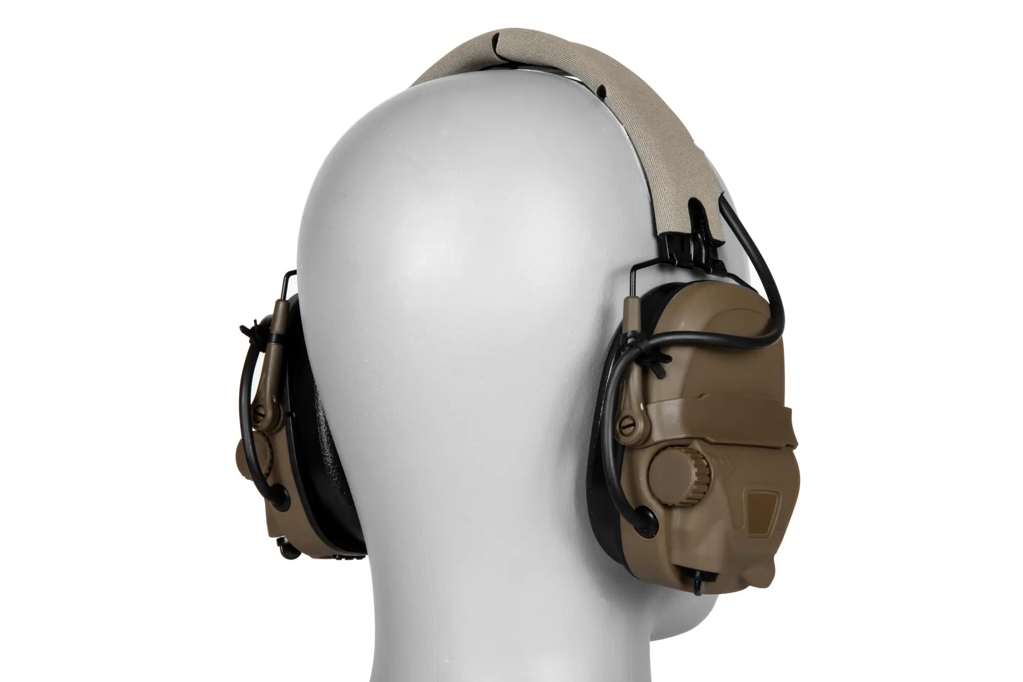 HD-17 Gen 6 tactical active headphones - Brown-2