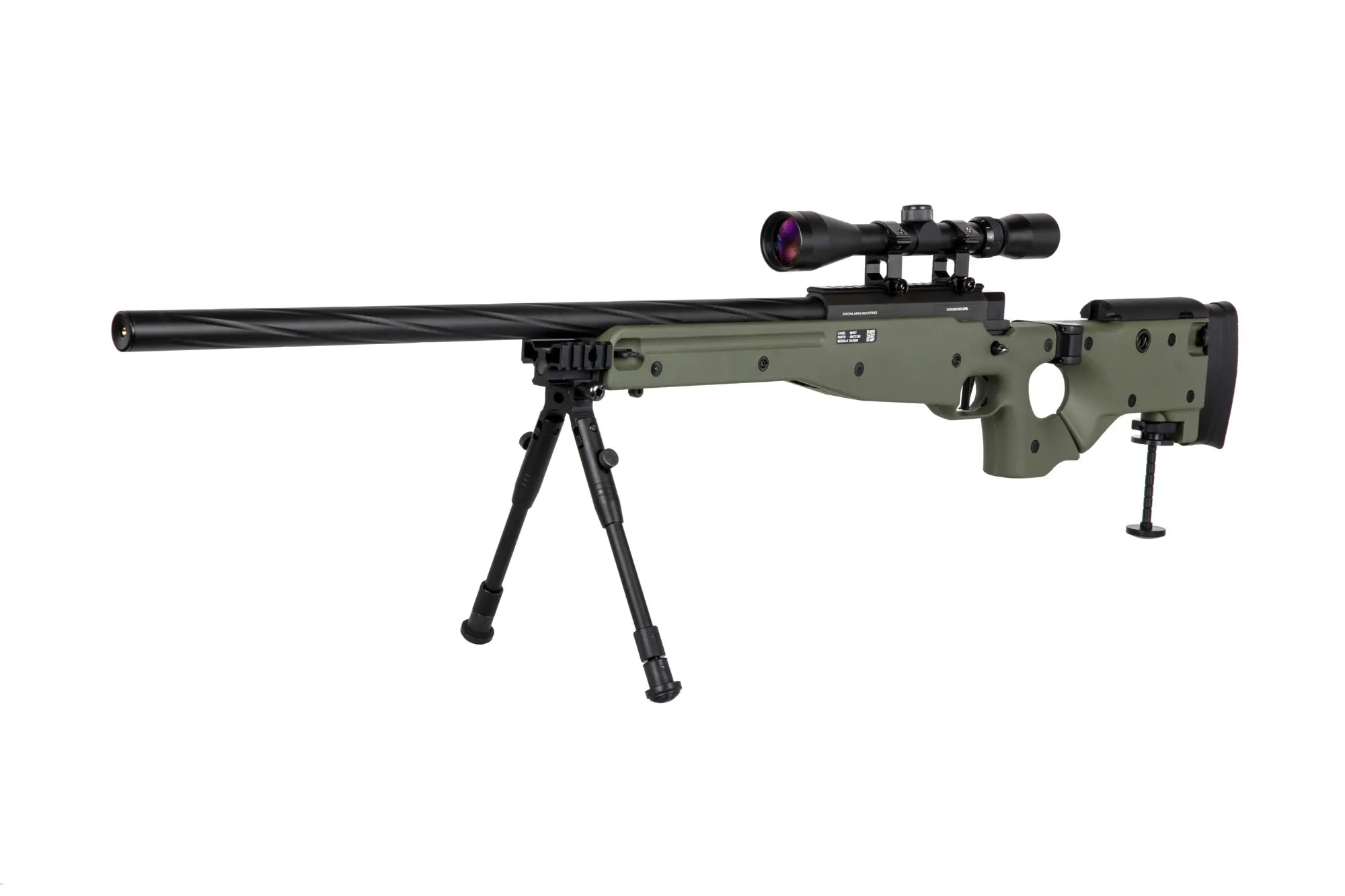 580 FPS sniper rifle SA-S14 scope + bipod Olive
