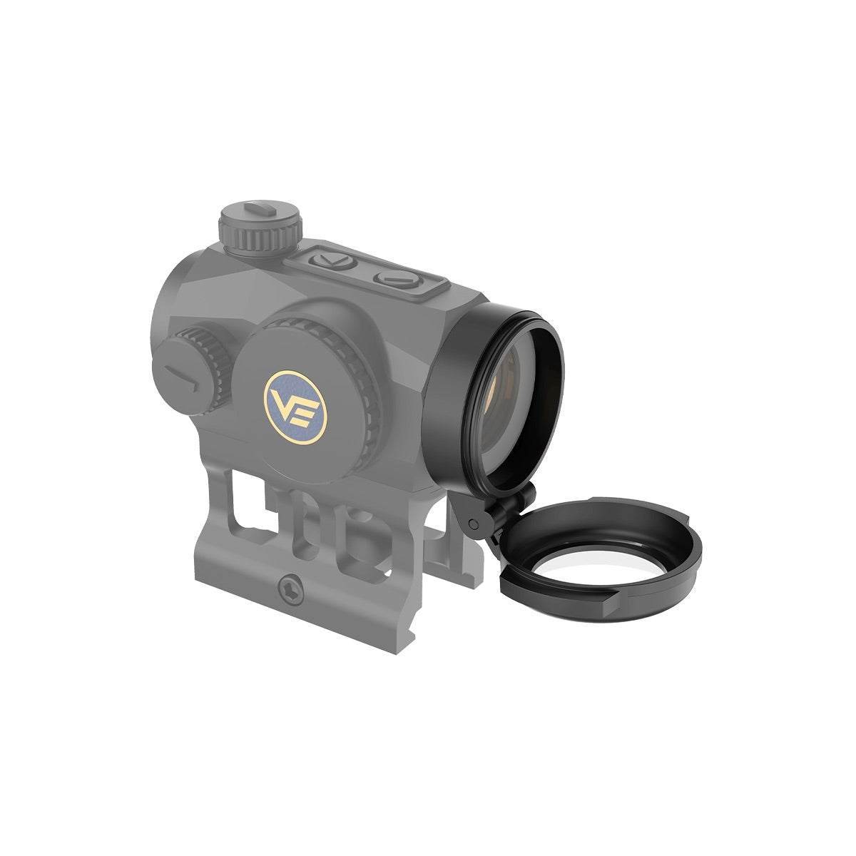 VO Flip-Up Transparent Lens Cover - 28 mm