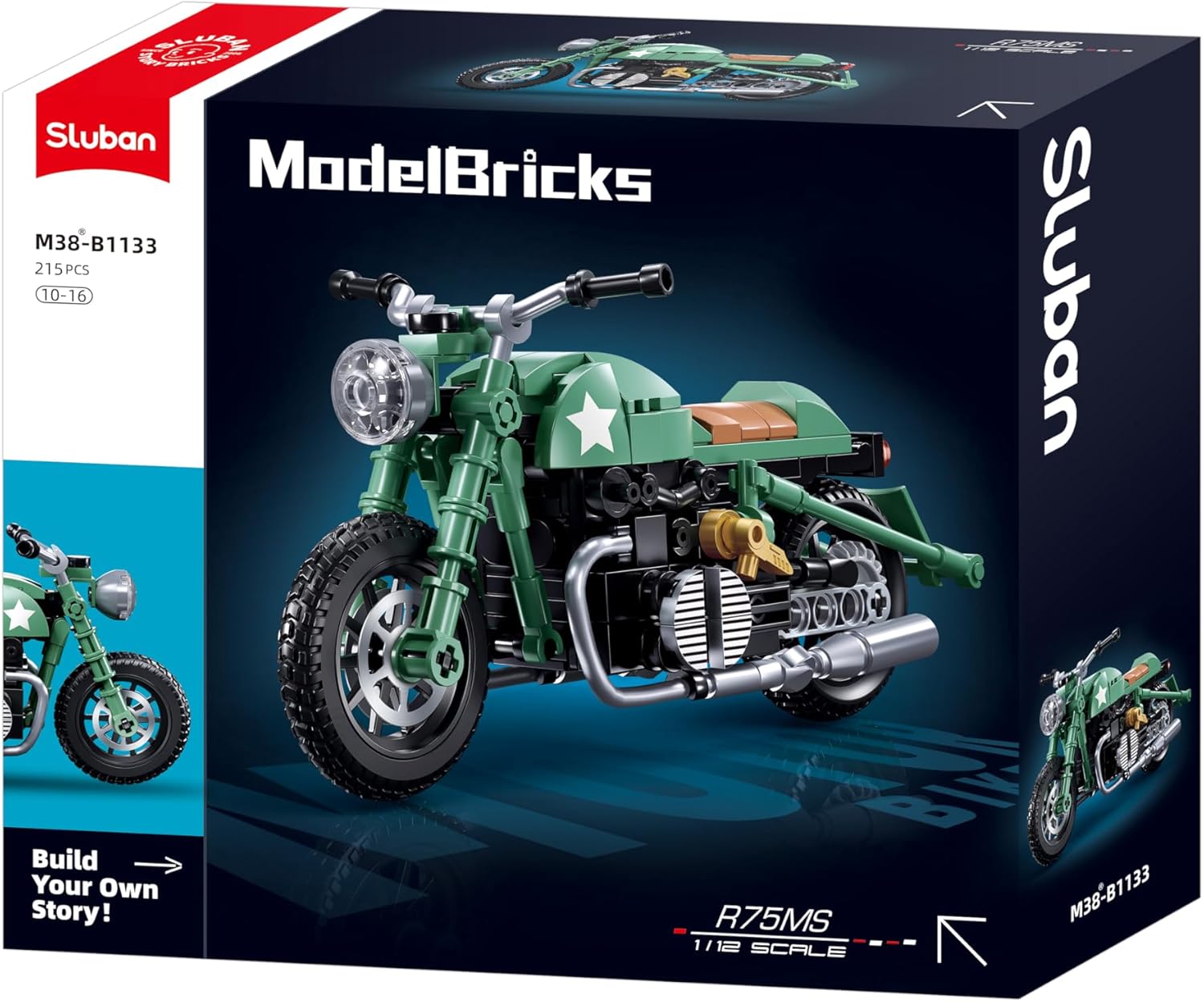 WWII R75 Motorcycle - B1133