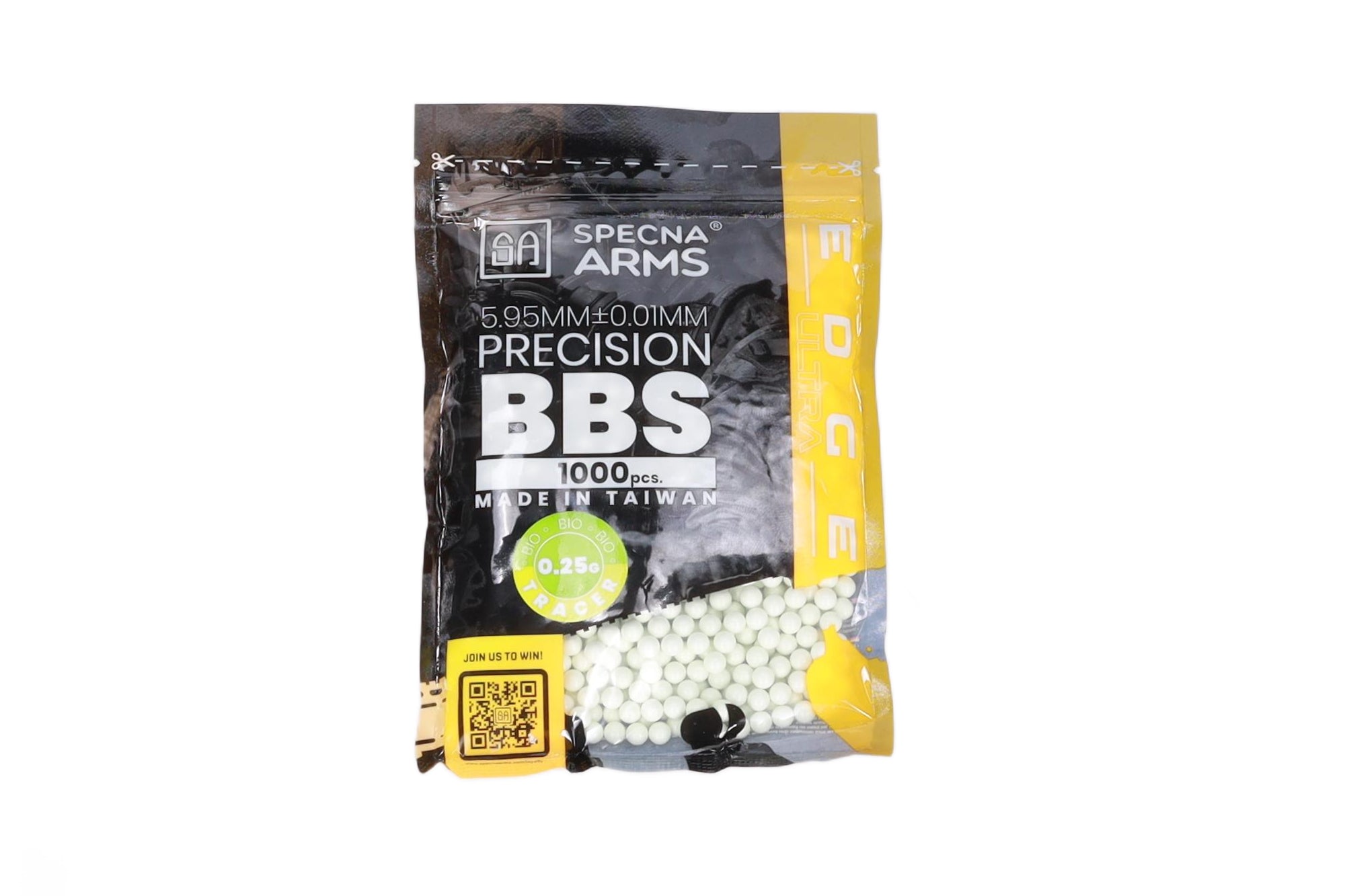 0.25g EDGE ULTRA BIO Tracers 1000 pieces Green