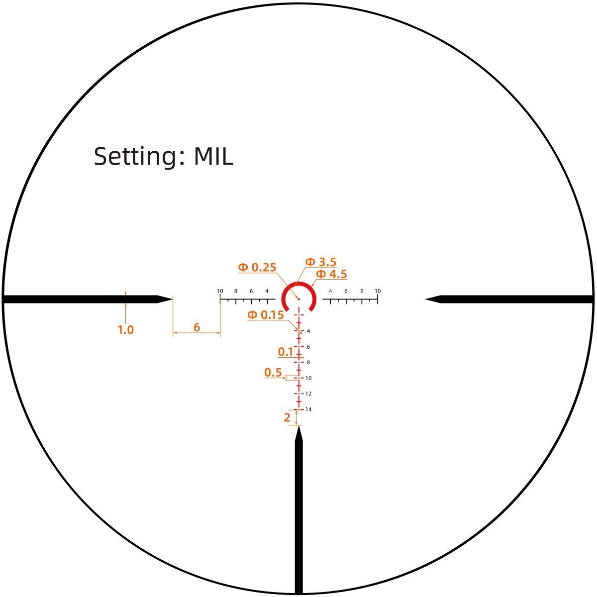 TAURON 1-6x24 G2 FFP LPRifle Scope