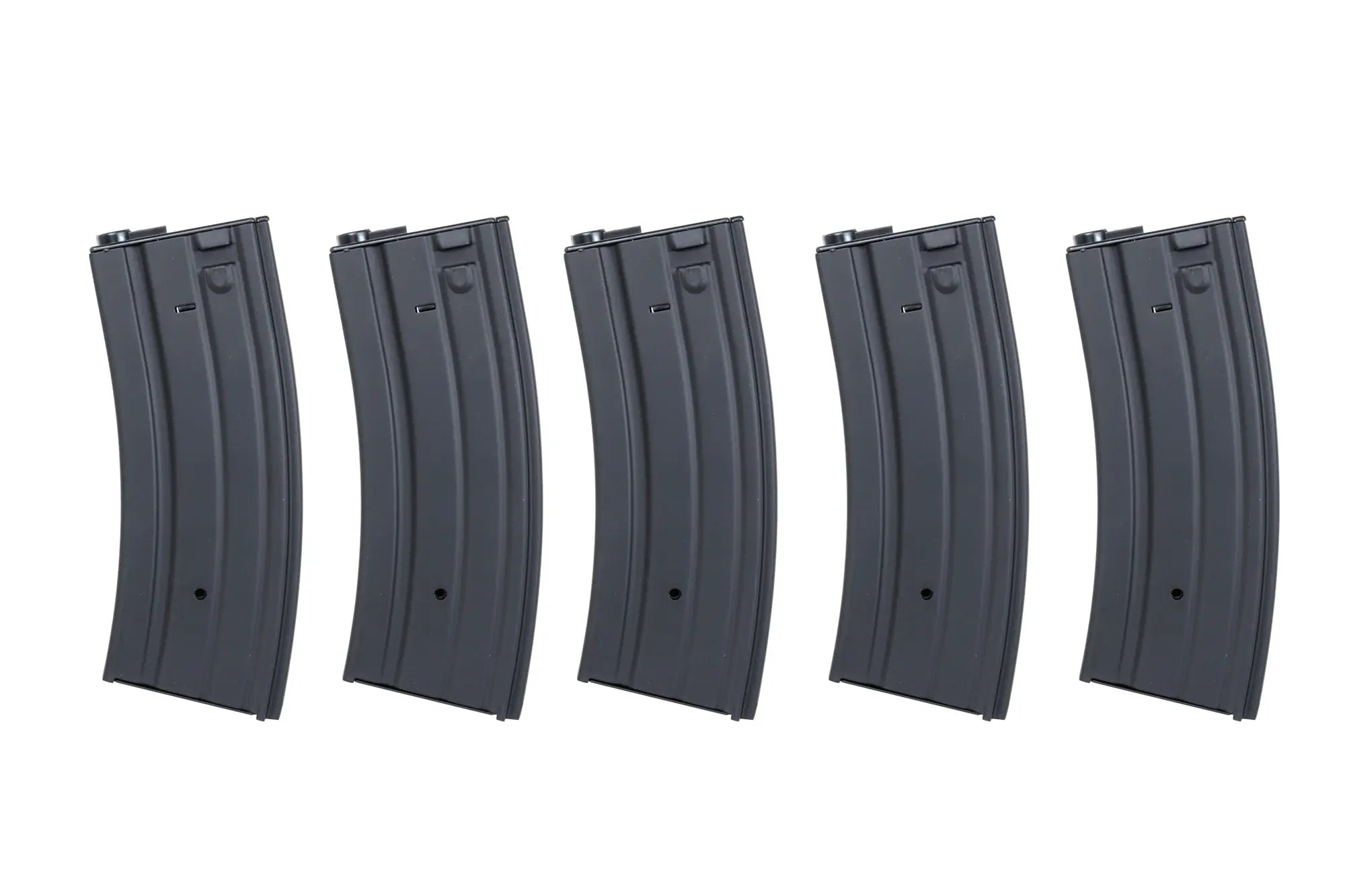 Set of 5 metal hi-cap magazines 300 rounds