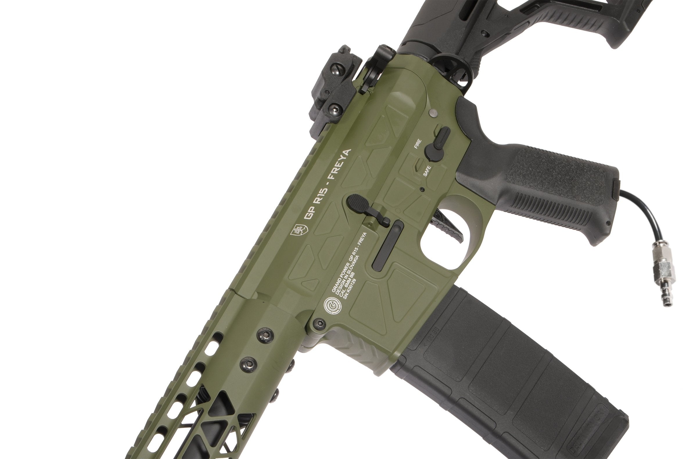 GP FREYA R15 SKELETON 13" HPA Pulsar D, TITAN II - Green
