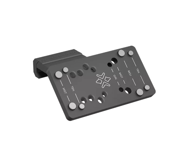 VO Universal 45° Offset Red Dot Sight RIS Mount - Black