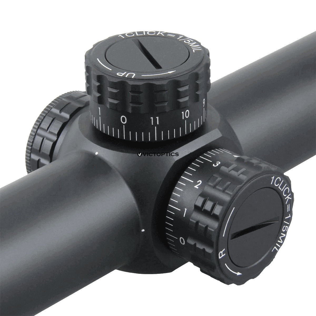VictOptics LPVO Riflescope S6 1–6x24 plus One-Piece Mount - Black