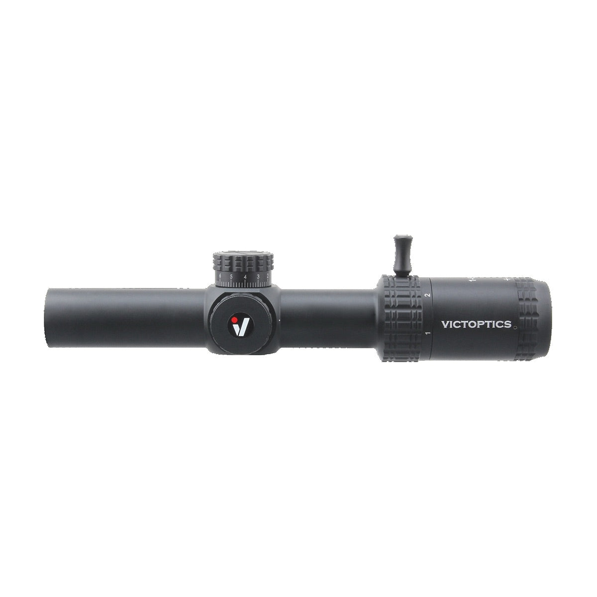 VictOptics LPVO Riflescope S6 1–6x24 plus One-Piece Mount - Black