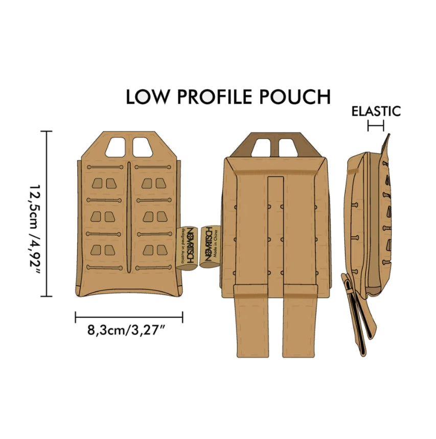 Novritsch Low Profile AR15 / M4 MOLLE Pouch - Green