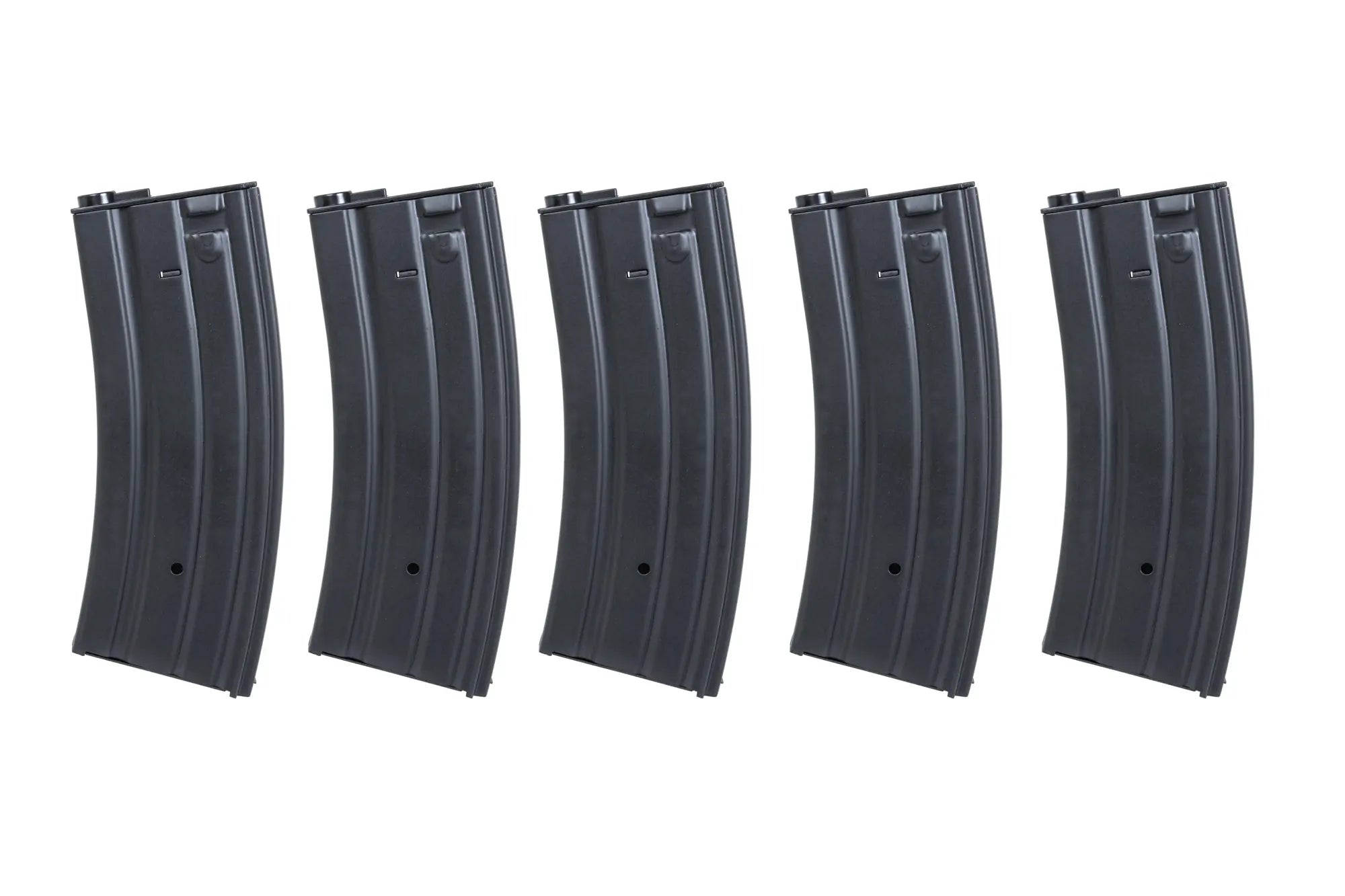 Set of 5 metal mid-cap magazines 120 rounds