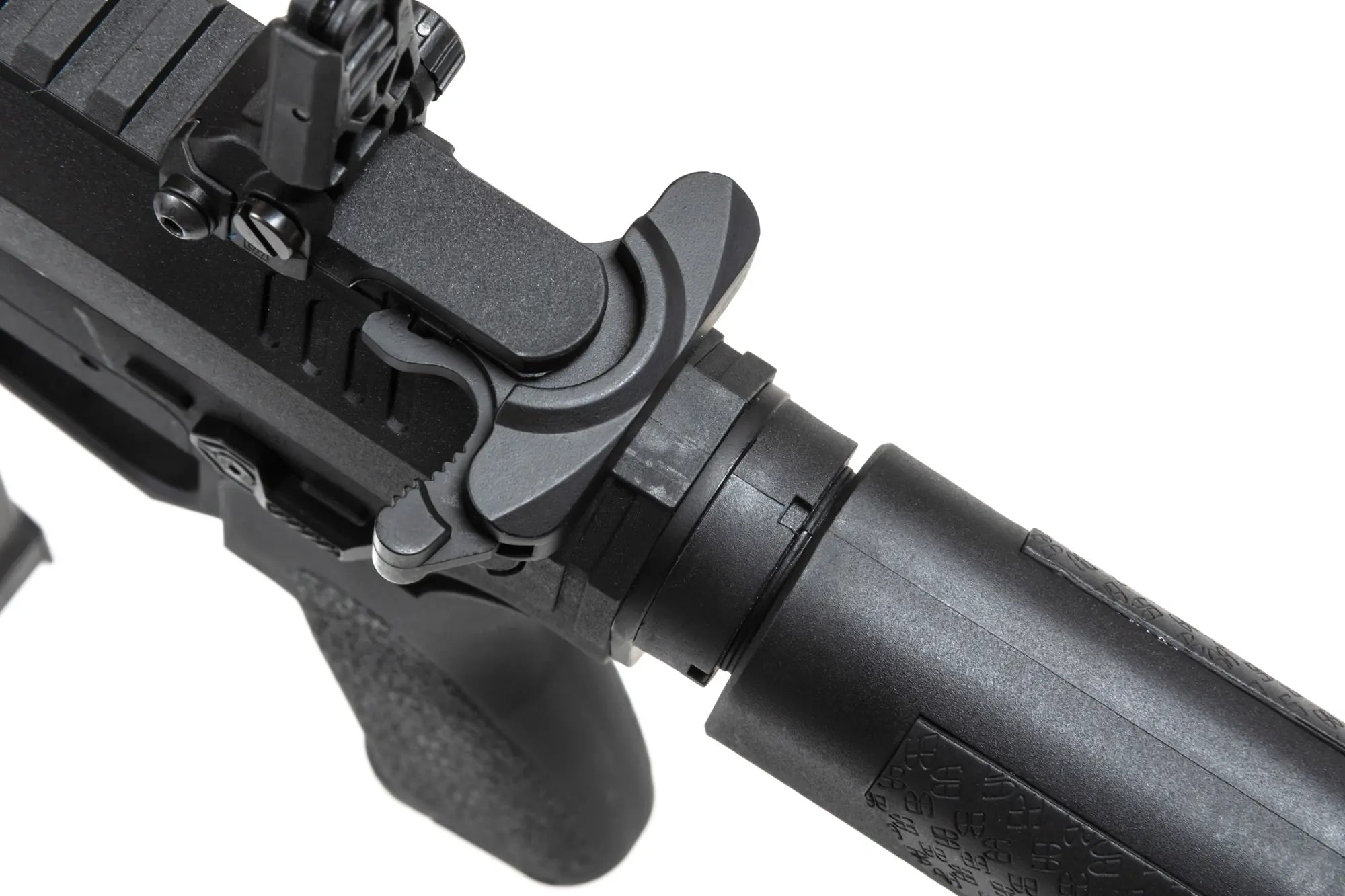 Airsoft Replica SA-FX02 FLEX HAL ETU machine gun with orange flash hider